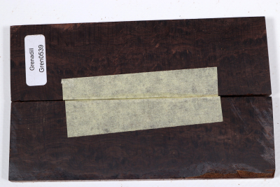 Messergriffschalen Grenadill Maser - Gren0539