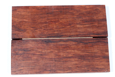 Knife Scales Honduran Rosewood Burl - HonPa0215 Knife Scales Honduran Rosewood Burl - HonPa0215