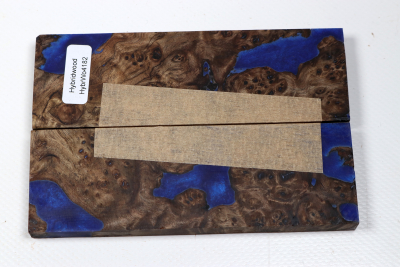 Messergriffschalen Hybridwood Ebenholz Maser - HybrWo4182