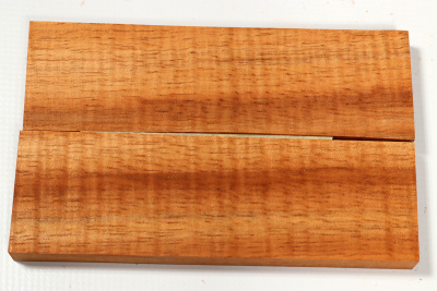 Messergriffschalen Koa curly - Koa0139