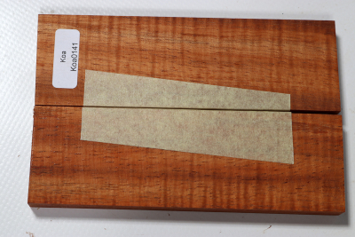 Messergriffschalen Koa curly - Koa0141
