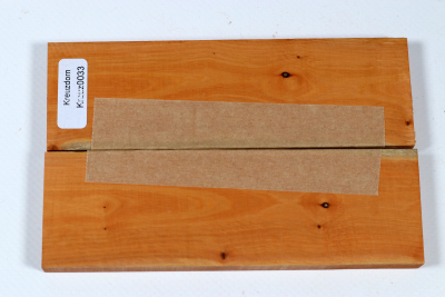 Messergriffschalen Kreuzdorn - Kreuz0033