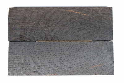 Knife Scales Bog Oak stabilized - Stabi2866