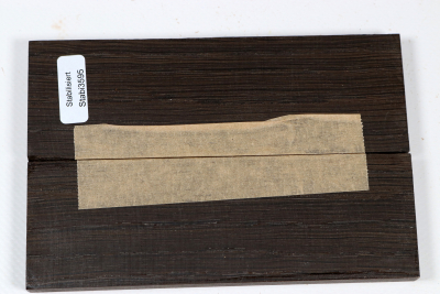 Messergriffschalen Mooreiche stabilisiert - Stabi3595