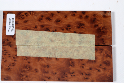 Knife Scales Thuya Burl - ThujM1000