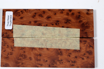 Knife Scales Thuya Burl - ThujM1003