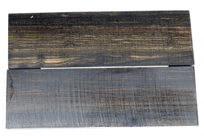 Messergriffschalen schwarz-weiß Ebenholz - Sweben0668