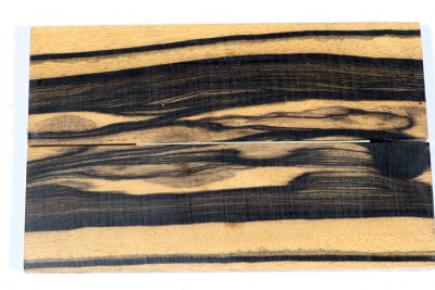Knife Scales Royal white Ebony - Sweben0672