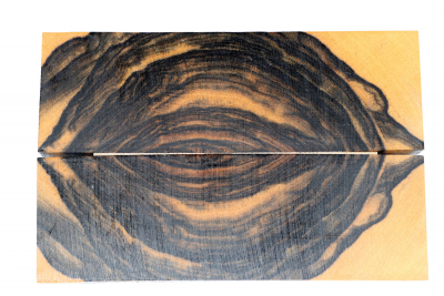 Knife Scales Royal white Ebony XCut - Sweben0728