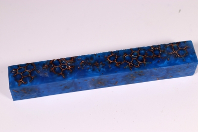 Pen Blank Amberbaum blau - gross