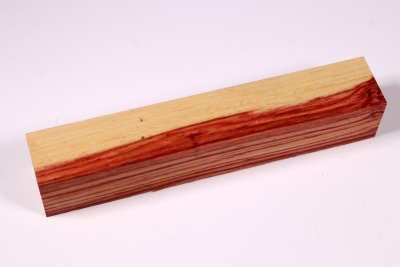 Pen Blank Brazilian Tulipwood bicolor large