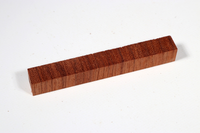 Pen Blank Ebiara, rotes Zebrano X-Cut klein