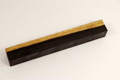 Pen Blank African Blackwood bicolor small