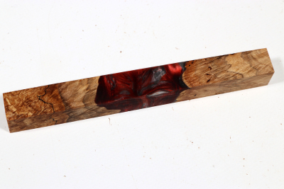 Pen Blank Hybridwood Ahorn Maser stabilisiert - HybrWo3788