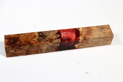 Pen Blank Hybridwood Ahorn Maser stabilisiert - HybrWo3831