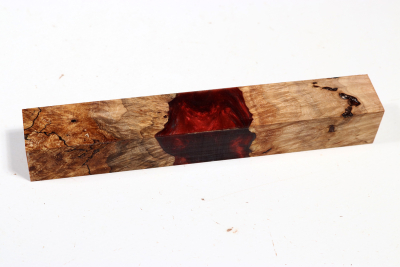 Pen Blank Hybridwood Ahorn Maser stabilisiert - HybrWo3832