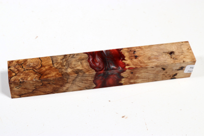 Pen Blank Hybridwood Ahorn Maser stabilisiert - HybrWo3832