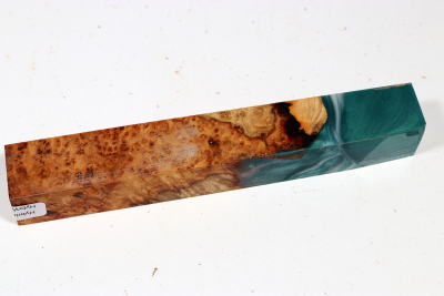 Pen Blank Hybridwood Amboina Maser stabilisiert - HybrWo3796