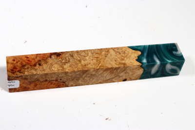 Pen Blank Hybridwood Amboina Maser stabilisiert - HybrWo3840
