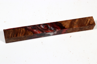 Pen Blank Hybridwood Chechen Maser stabilisiert - HybrWo3783