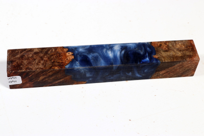 Pen Blank Hybridwood Chechen Burl stabilized - HybrWo3803