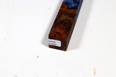 Pen Blank Hybridwood Chechen Burl stabilized - HybrWo3803
