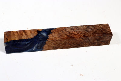 Pen Blank Hybridwood Chechen Burl stabilized - HybrWo3811