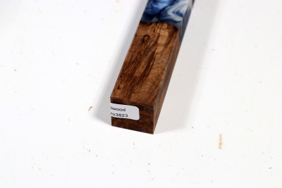 Pen Blank Hybridwood Chechen Burl stabilized - HybrWo3823