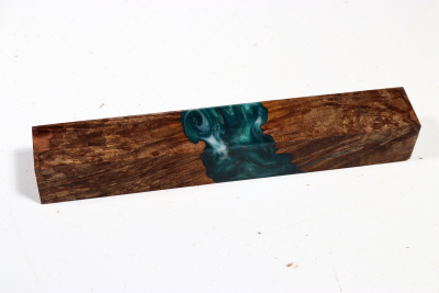 Pen Blank Hybridwood Chechen Burl stabilized - HybrWo3828