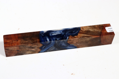 Pen Blank Hybridwood Chechen Burl stabilized - HybrWo3833