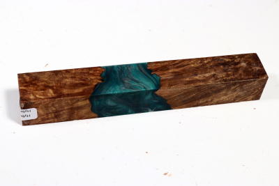 Pen Blank Hybridwood Chechen Burl stabilized - HybrWo3844