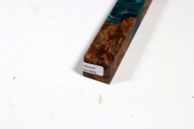 Pen Blank Hybridwood Chechen Burl stabilized - HybrWo3844
