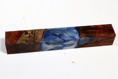 Pen Blank Hybridwood Chechen Burl stabilized - HybrWo3847