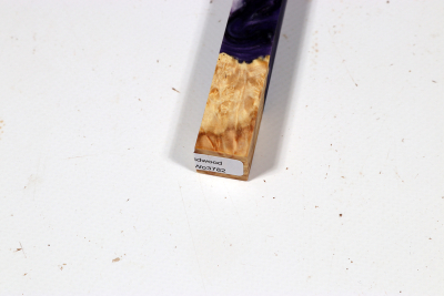 Pen Blank Hybridwood Eschenahorn Maser stabilisiert - HybrWo3782