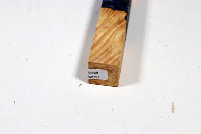 Pen Blank Hybridwood Box Elder Maple Burl stabilized - HybrWo3791