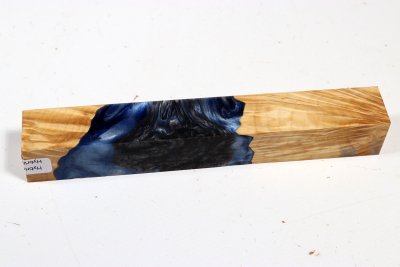 Pen Blank Hybridwood Box Elder Maple Burl stabilized - HybrWo3805