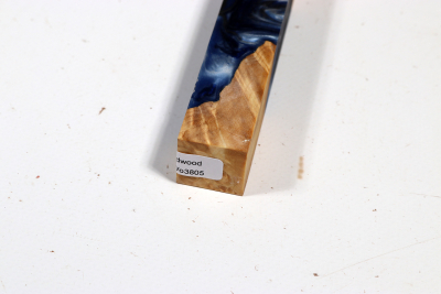 Pen Blank Hybridwood Box Elder Maple Burl stabilized - HybrWo3805