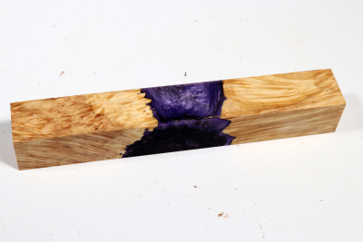 Pen Blank Hybridwood Eschenahorn Maser stabilisiert - HybrWo3834