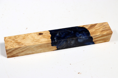 Pen Blank Hybridwood Eschenahorn Maser stabilisiert - HybrWo3835