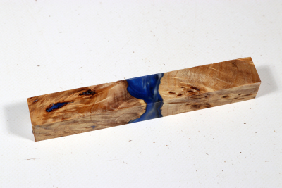 Pen Blank Hybridwood Pappel Maser stabilisiert - HybrWo3506