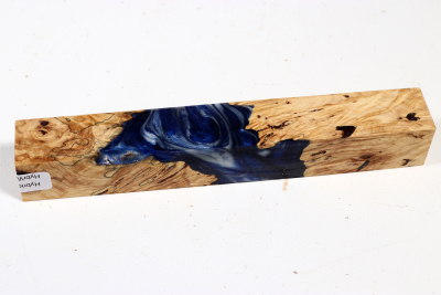Pen Blank Hybridwood Horse Chestnut Burl stabilized - HybrWo3799