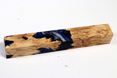 Pen Blank Hybridwood Horse Chestnut Burl stabilized - HybrWo3826