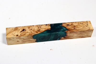 Pen Blank Hybridwood Horse Chestnut Burl stabilized - HybrWo3852