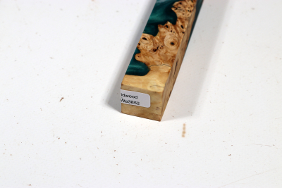 Pen Blank Hybridwood Horse Chestnut Burl stabilized - HybrWo3852