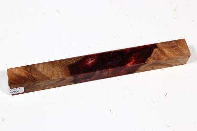 Pen Blank Hybridwood Elm Burl stabilized - HybrWo3786