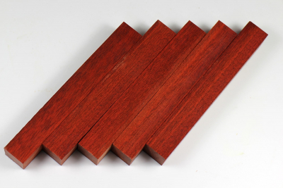 Pen Blank Satine, Bloodwood small set of 5