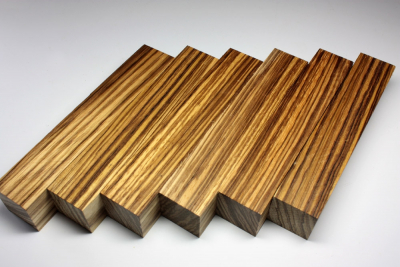 Pen Blank Zebrawood large set of 5