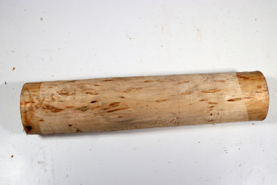 Rundling Karelische Maserbirke, gestockt 330x70mm - KarMB2684