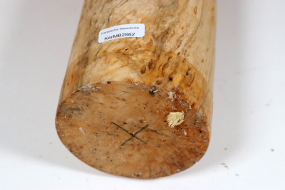 Rundling Karelische Maserbirke, gestockt 220x85mm - KarMB2853