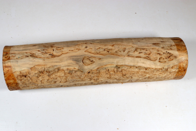 Karelian Masurbirch, spalted 340x85mm - KarMB2861